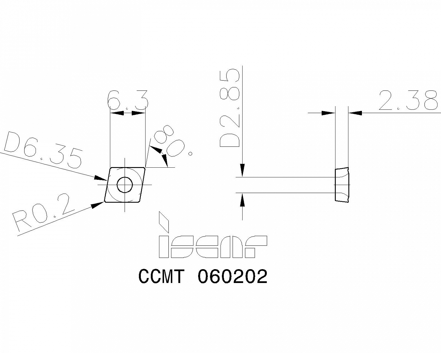 CCMT 060202 IC20N пластина