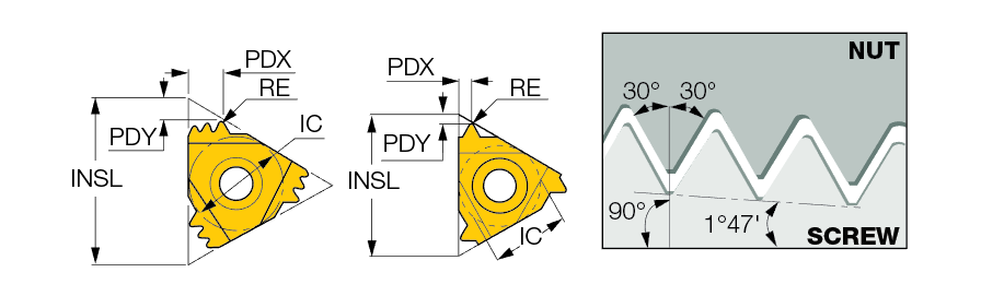 16ER 14 NPT IC908 пластина