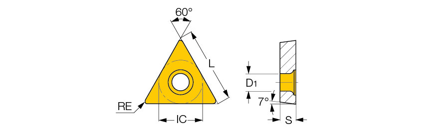 TCMT 110204-SM IC908 пластина