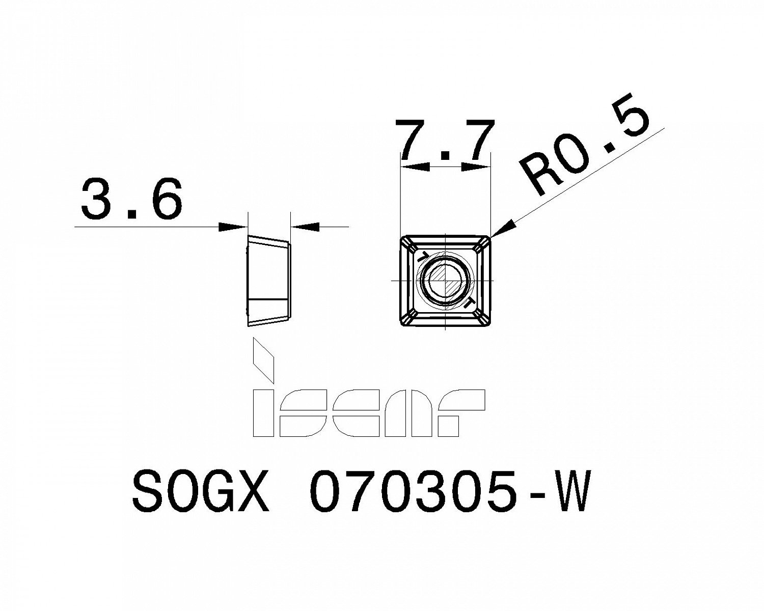 SOGX 070305-W IC808 пластина