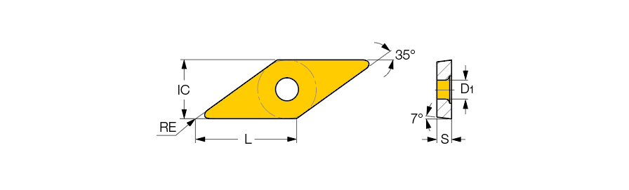 VCMT 110302-F3P IC8150 пластина