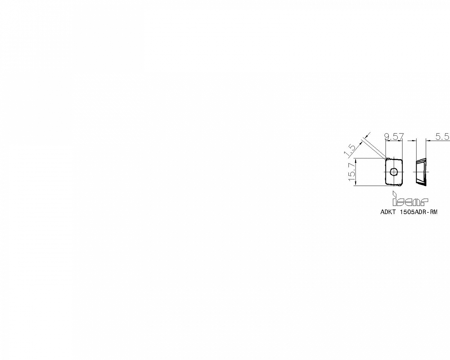 ADKT 1505ADR-RM IC950 пластины