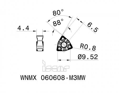 WNMX 060608-M3MW IC6025 пластина