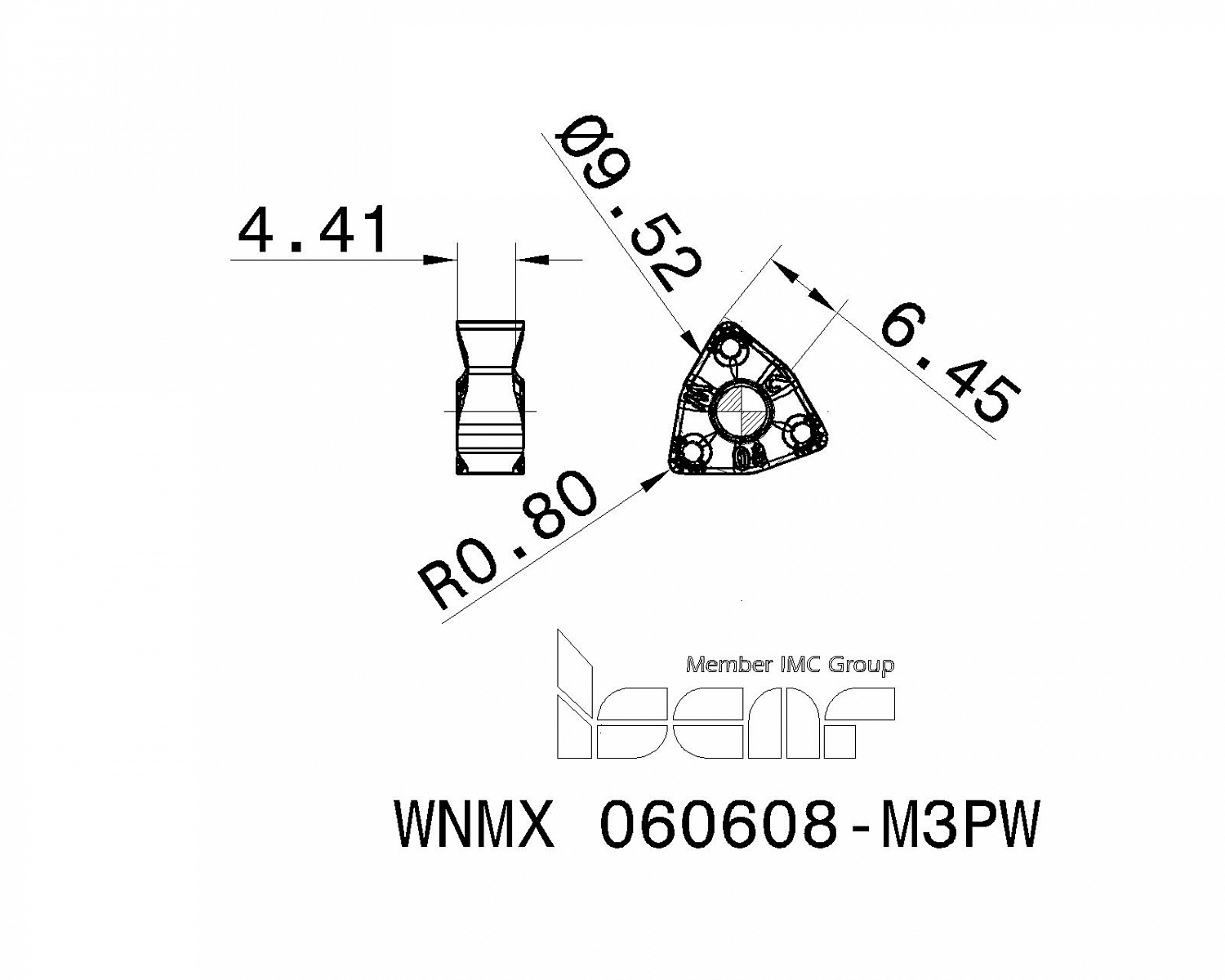 WNMX 060608-M3PW IC8250 пластина