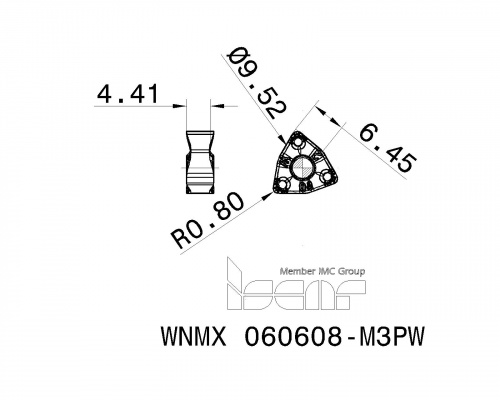WNMX 060608-M3PW IC8250 пластина