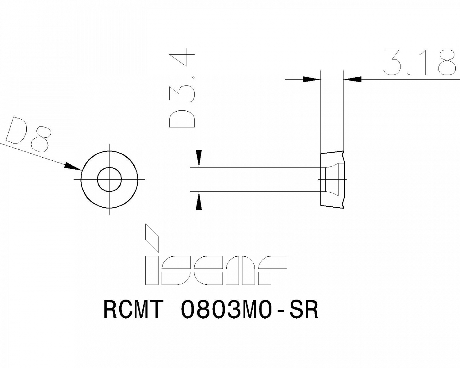 RCMT 0803M0-SR IC9150 пластина