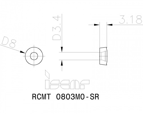 RCMT 0803M0-SR IC9150 пластина