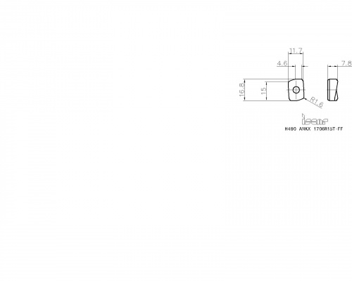 H490 ANKX 1706R15T-FF IC830 пластина