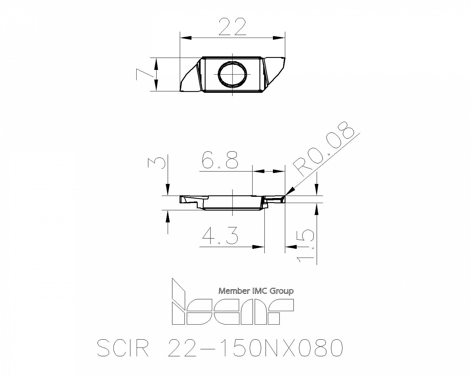 SCIR 22-150NX080 IC1008 пластина