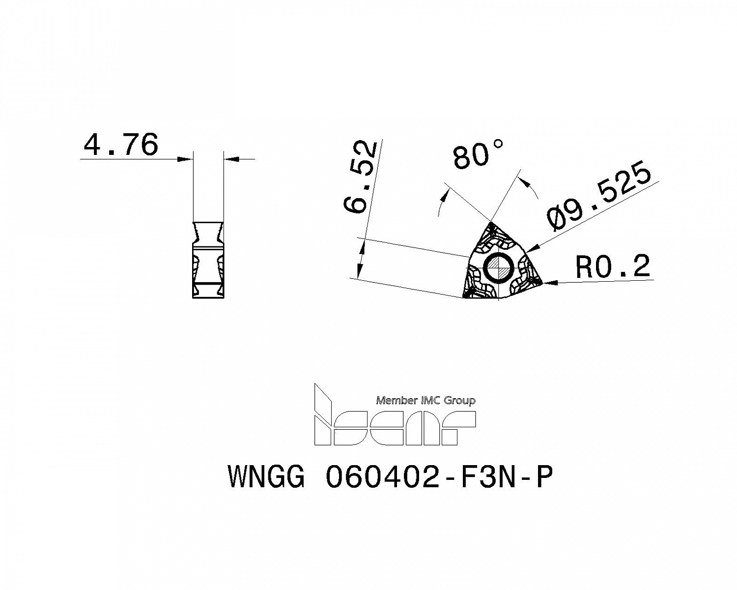 WNGG 060402-F3N-P IC20 пластина