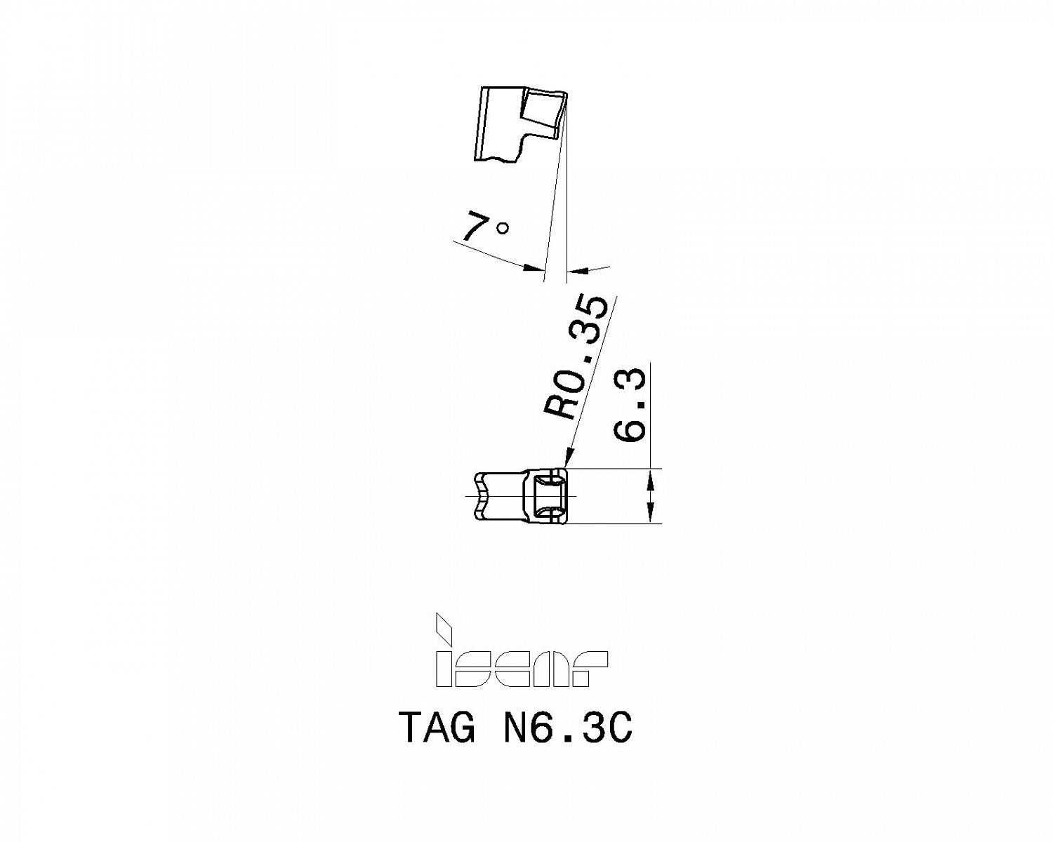 TAG N6.3C IC830 пластина
