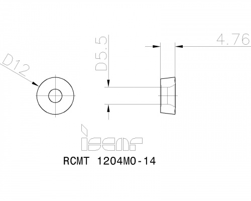 RCMT 1204M0-14 IC20 пластина