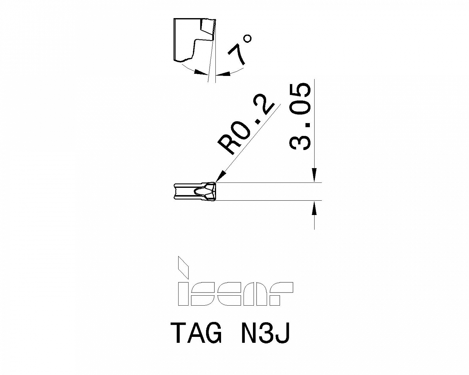 TAG N3J IC908 пластина
