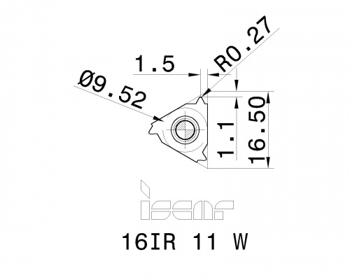 16IR 11 W IC908 пластина