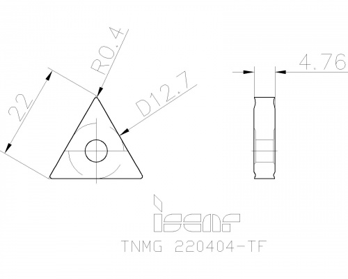 TNMG 220404-TF IC907 пластина