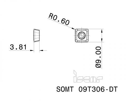 SOMT 09T306-DT IC808 пластина