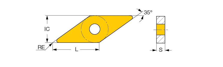 VNMG 160408-F3P IC8250 пластина
