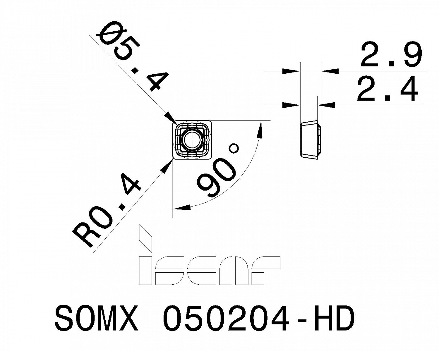 SOMX 050204-HD IC808 пластина