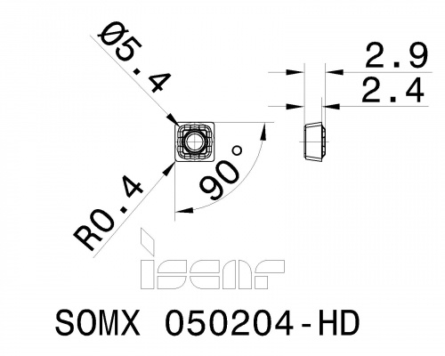 SOMX 050204-HD IC808 пластина