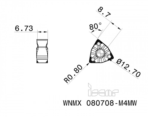 WNMX 080708-M4MW IC807 пластина