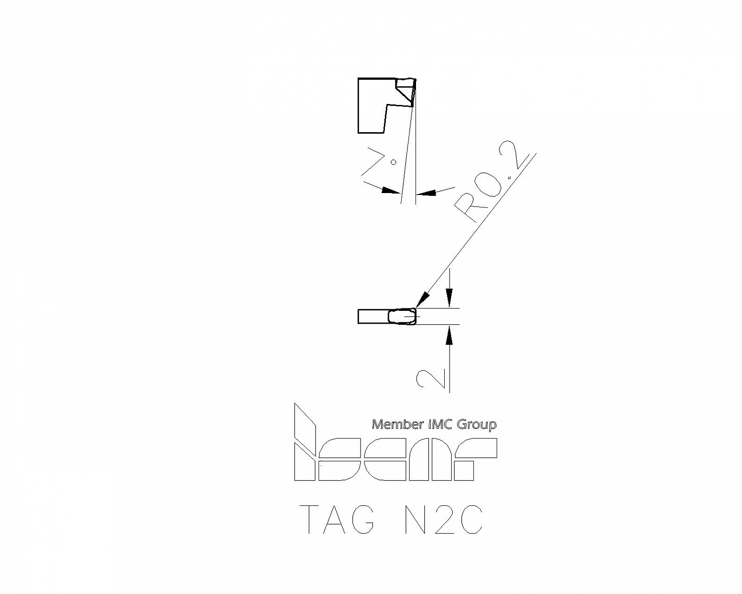 TAG N2C IC808 пластина